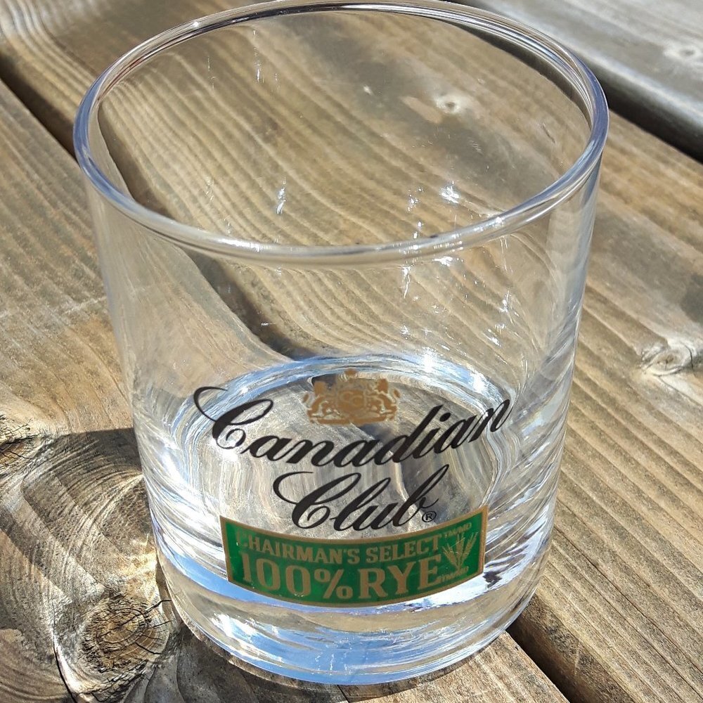 Canadian Club rye glass Whisky Glass